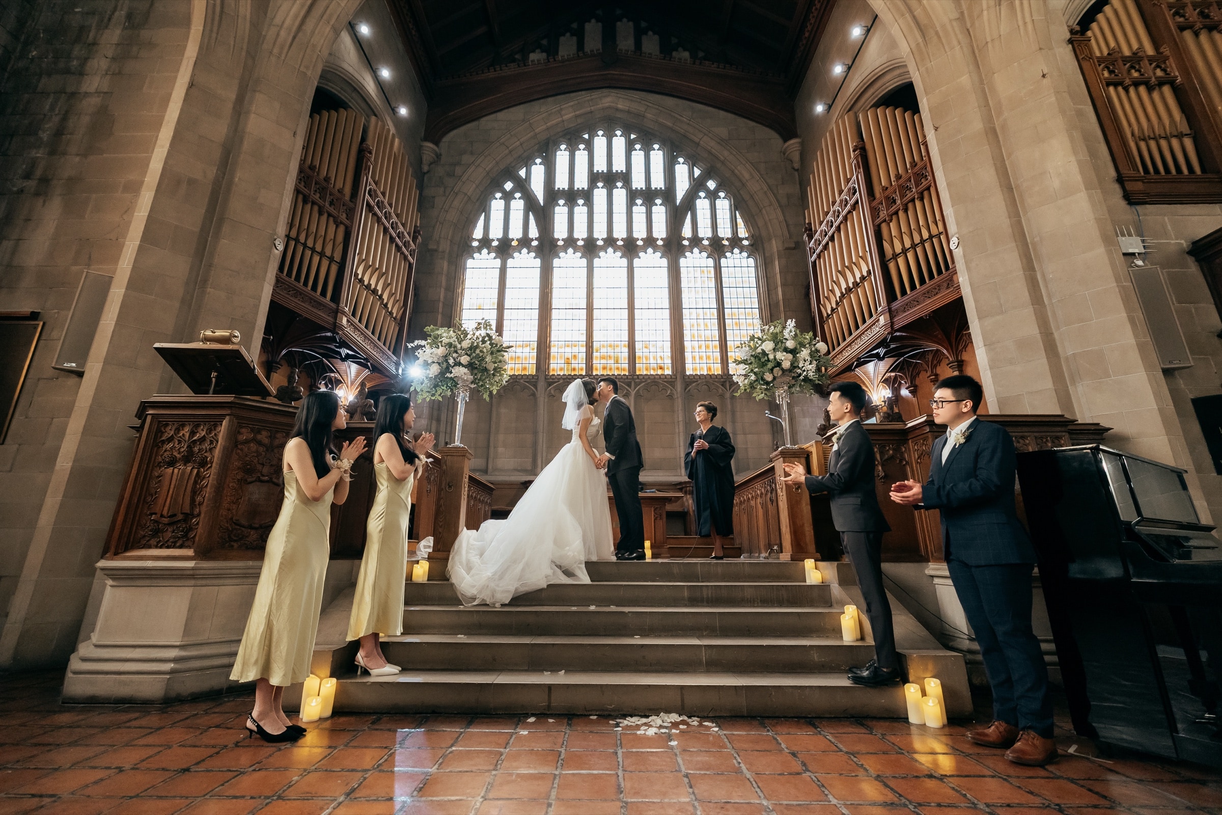 A ceremony moment at Knox College