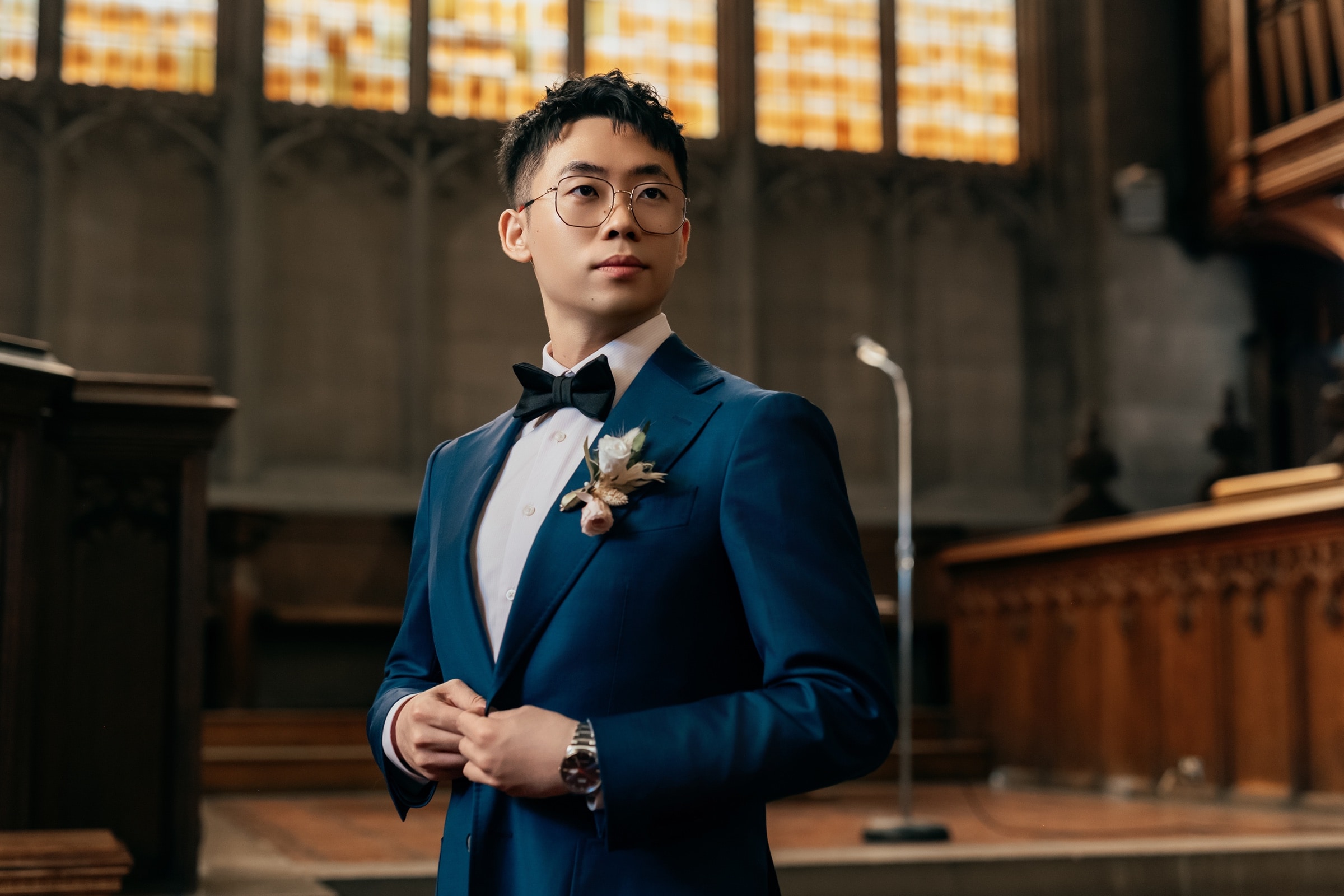 Portrait of the groom