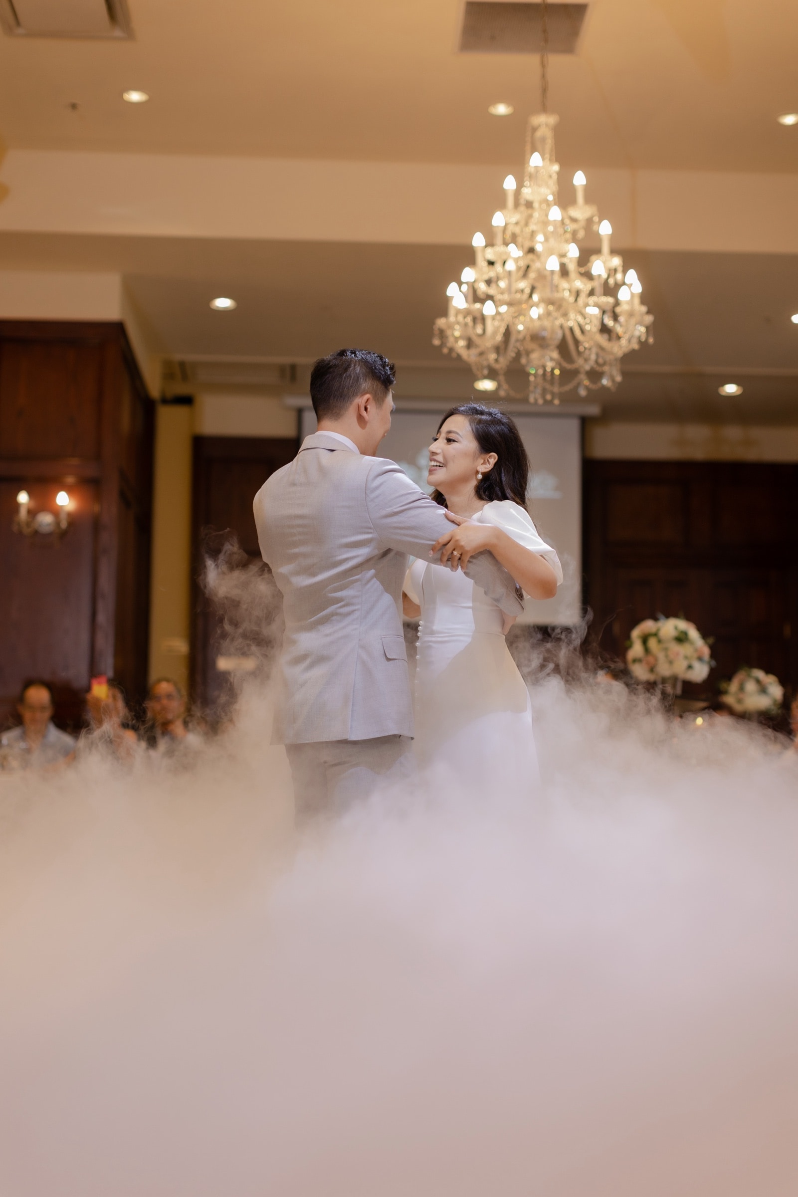 The candlelit ballroom