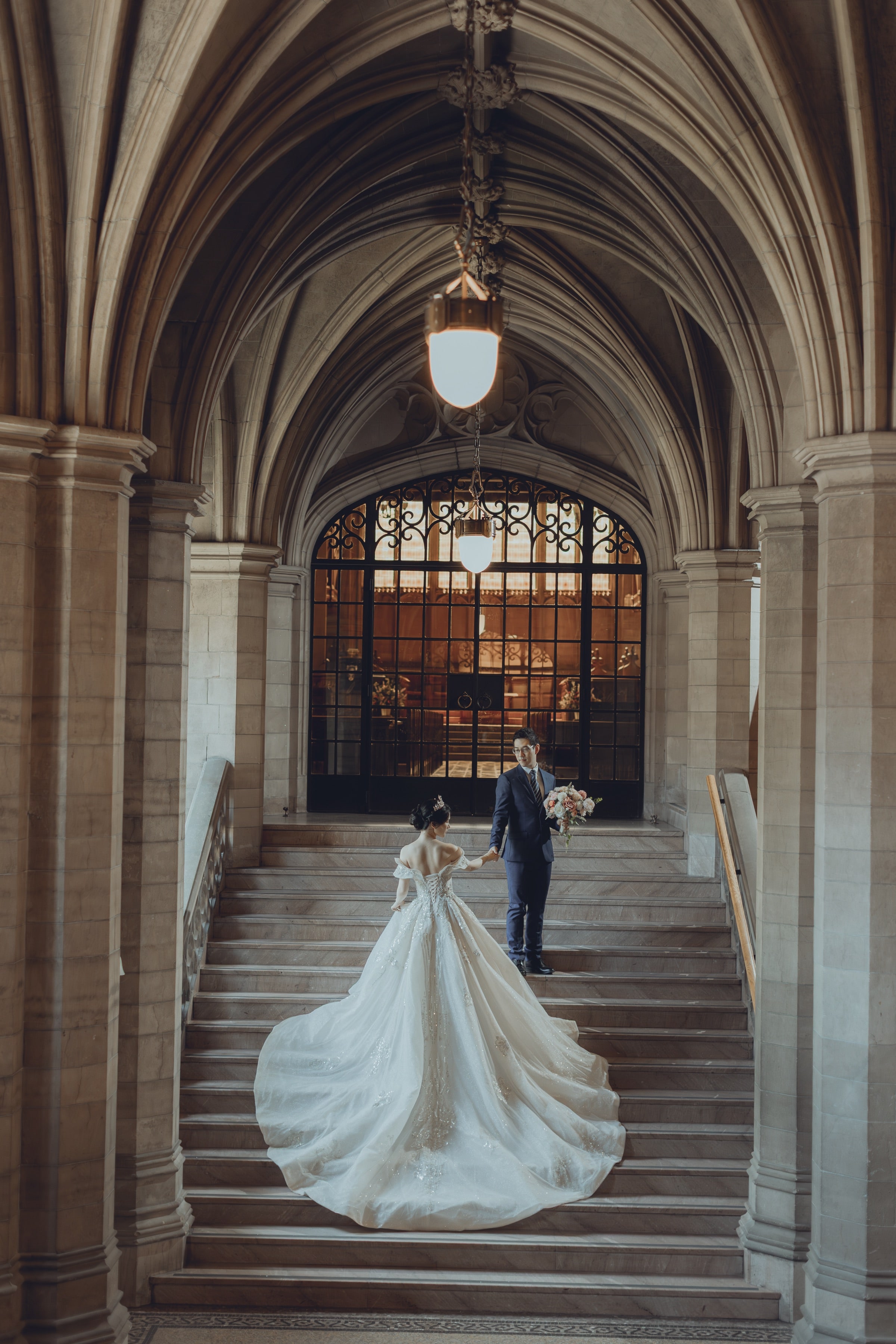Wedding day ceremony moment
