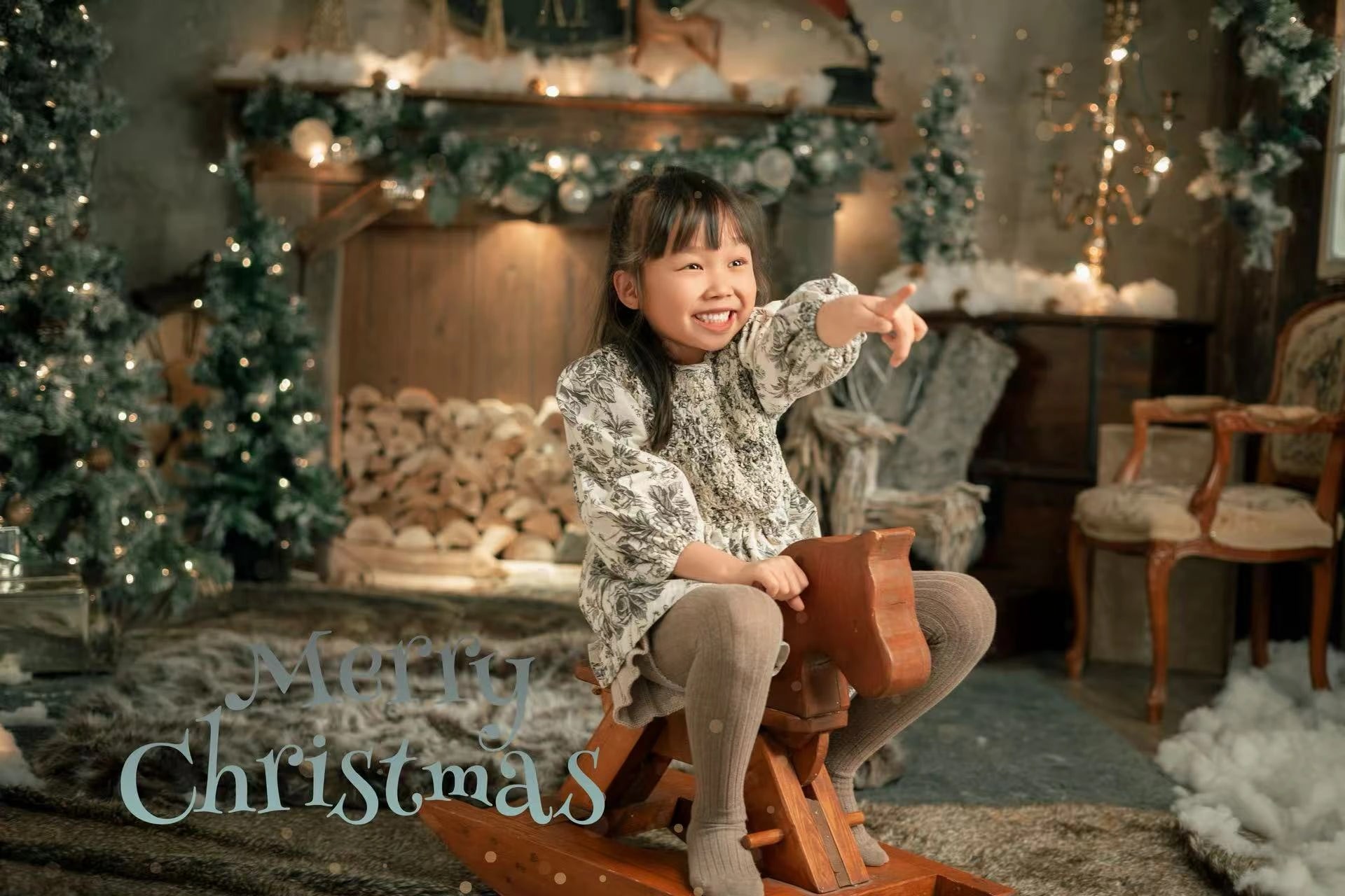Andersen’s Fairy — a girl with the rocking horse