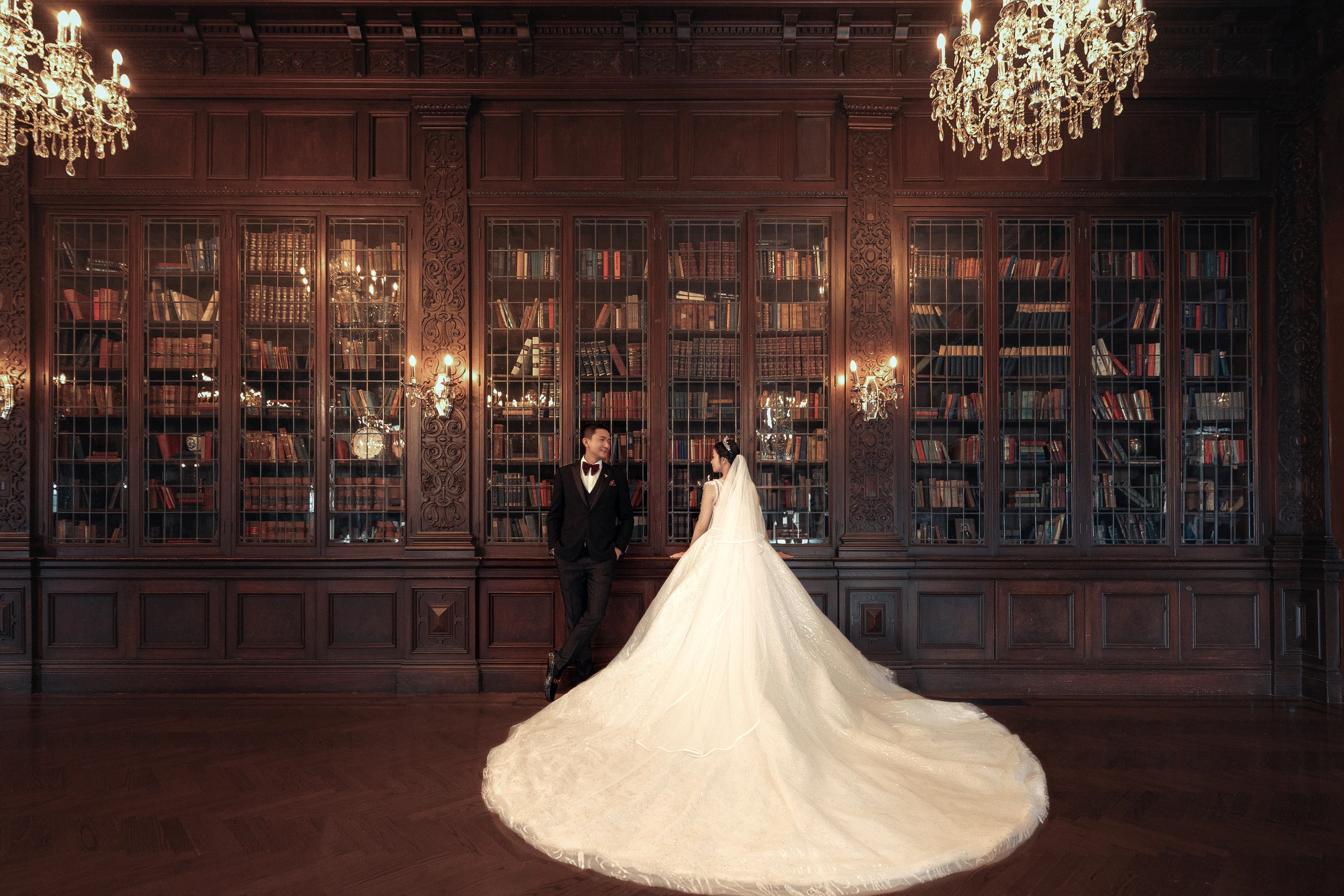 Orchid's pre-wedding session at Casa Loma, Toronto
