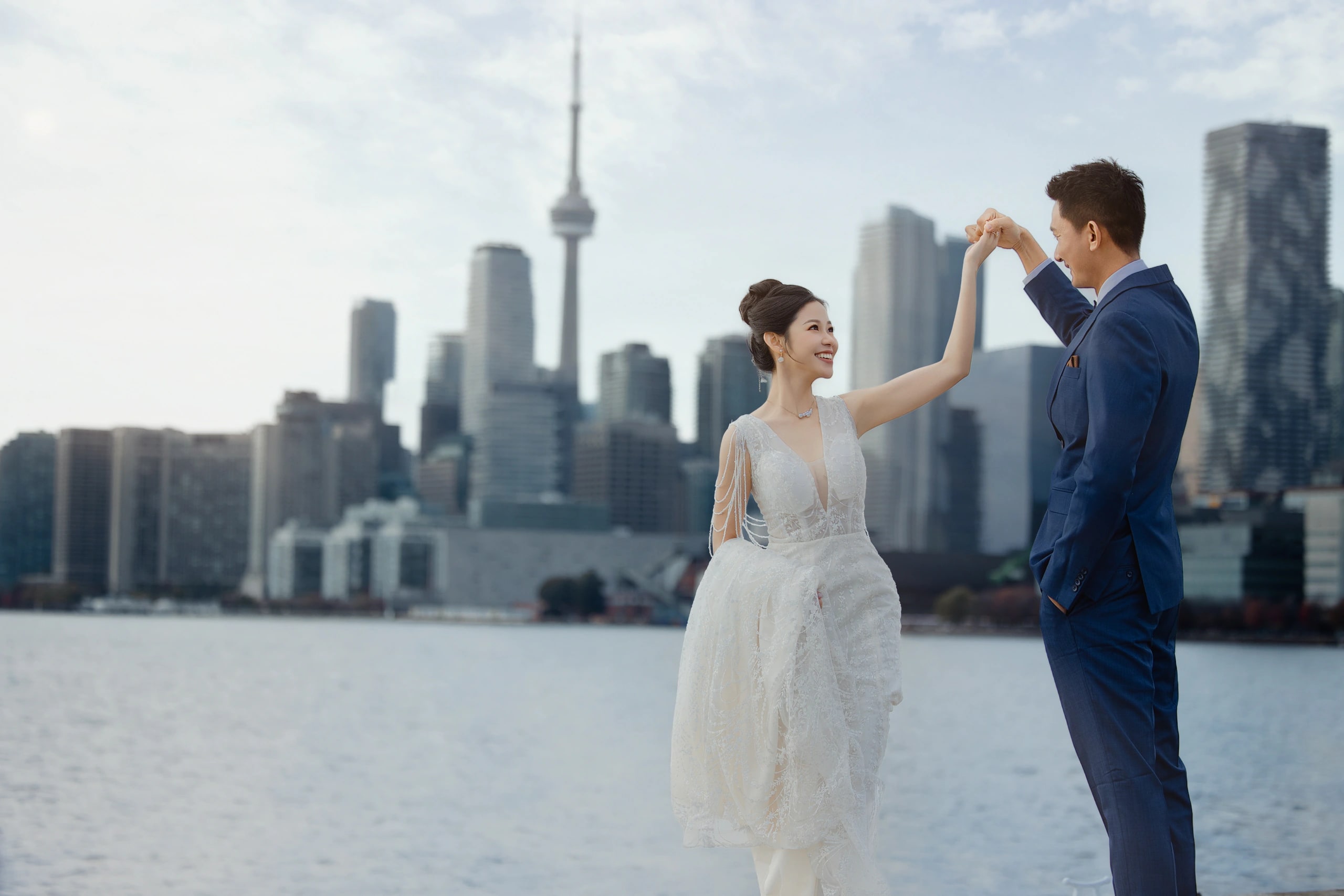 Orchid's pre-wedding session at Harbourfront, Toronto
